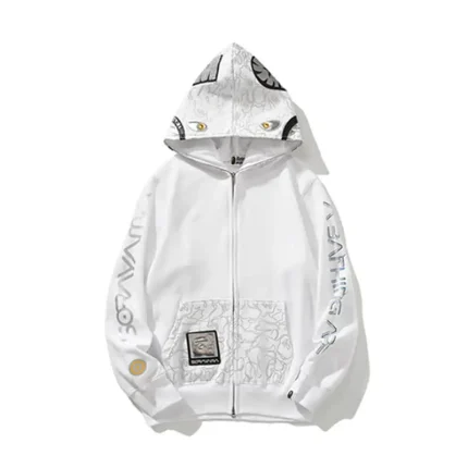 Black and White Bape 23rd Anniversary Hoodie