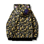 Classic Bape Shark Camouflage Zipper Camo Color Jacket Hoodie