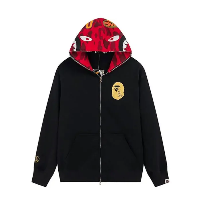 Zip Up A Bathing Ape Shark Hoodie 