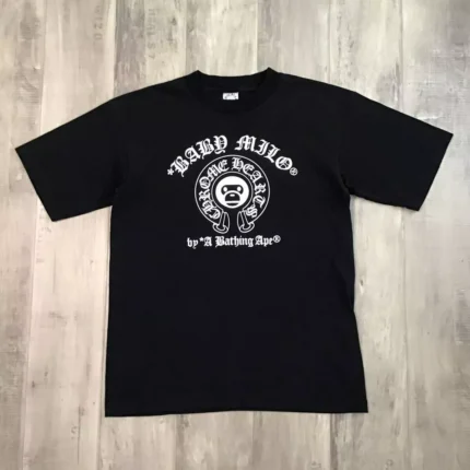 BAPE × Chrome Hearts MILO T-shirt a bathing ape NIGO Black