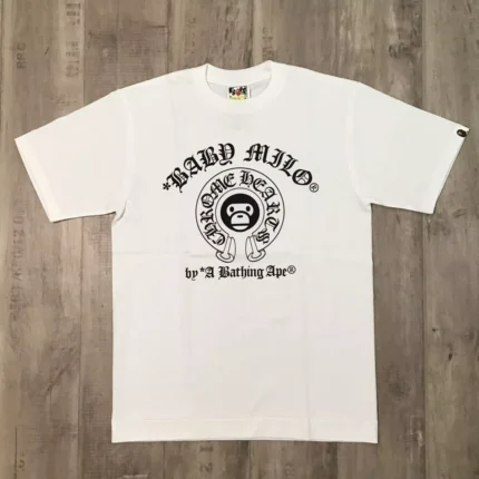 BAPE × Chrome Hearts Milo T-shirt a bathing ape NIGO White